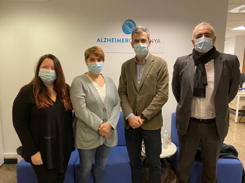 Foto acuerdo Alzheimer Catalunya Fundacio