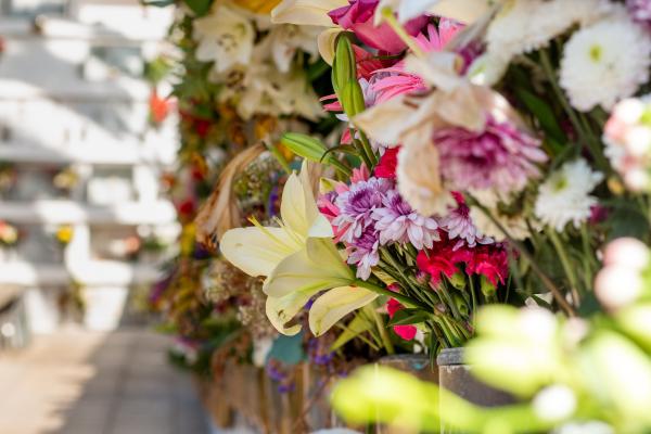 Flores para un funeral